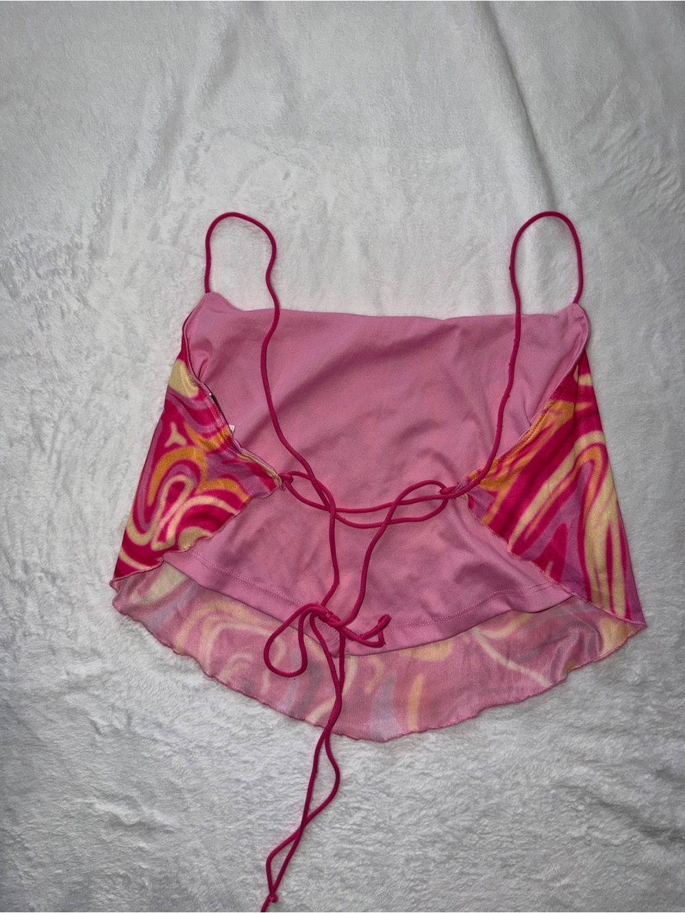 Pink Swirl Cami Top - SHEIN - Picture 2 of 3